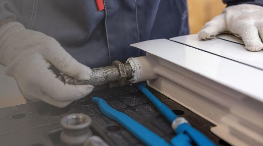 Burst pipe repair in Mapleville, RI